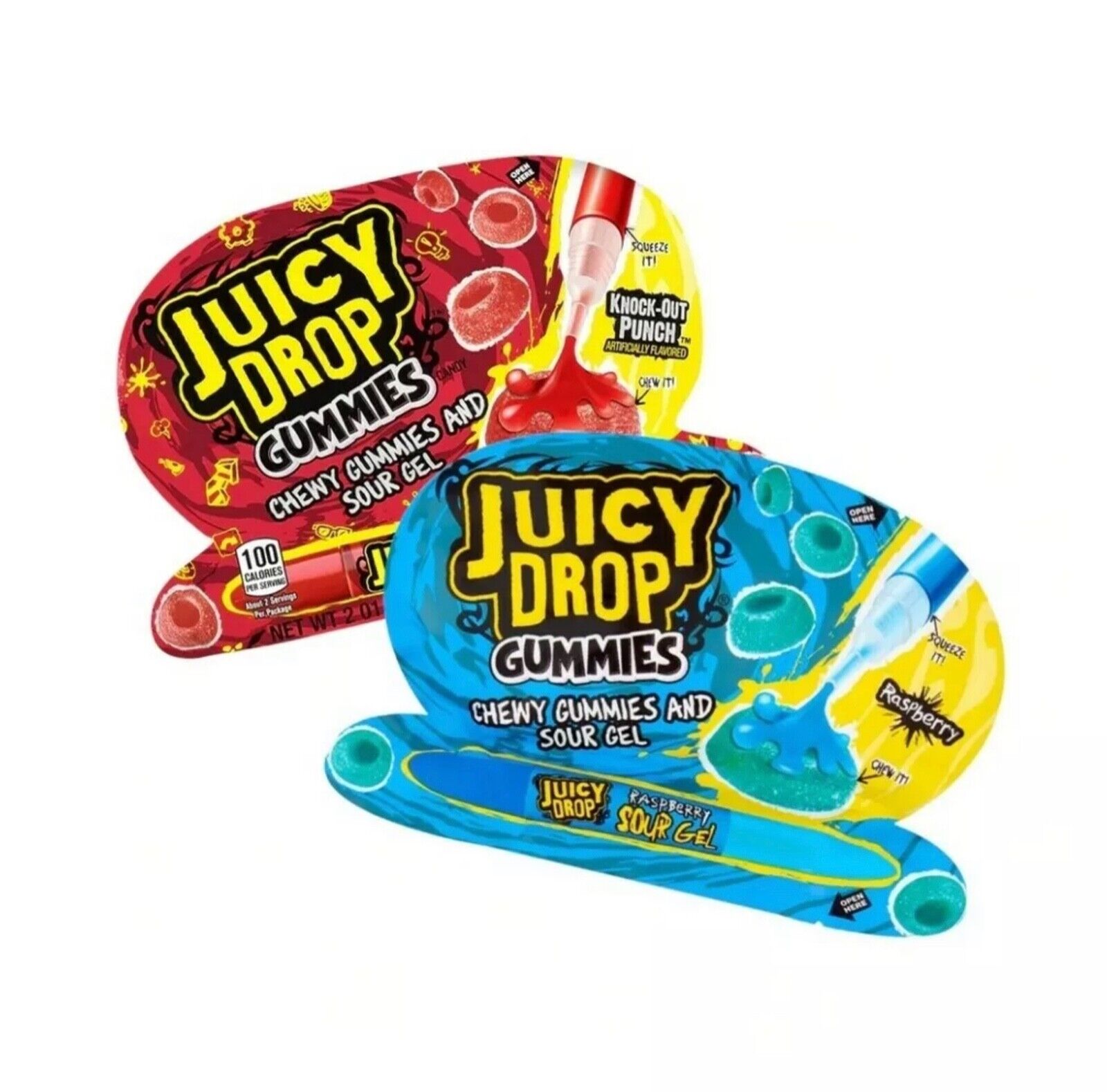 Juicy Drop Gummies And Sour Gel Simway Sweets 