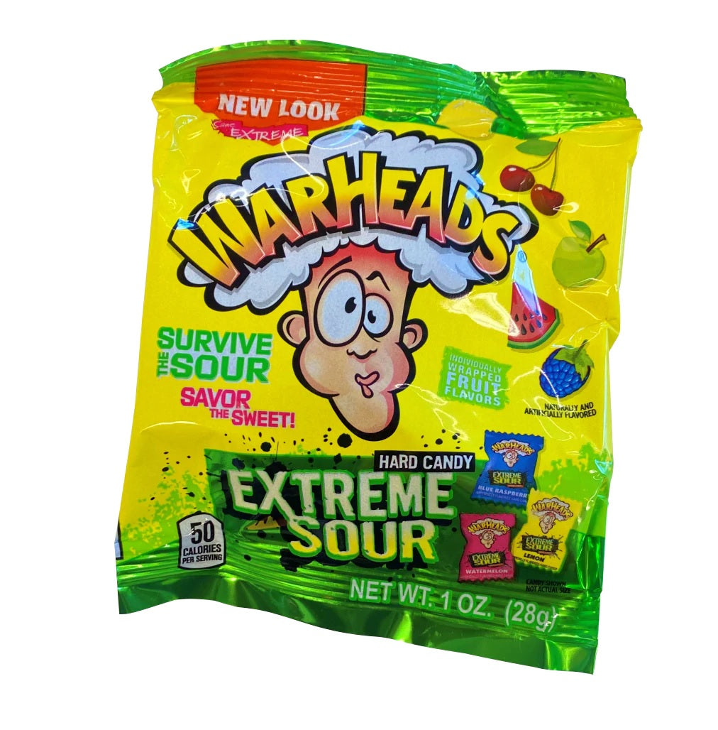 Warheads Extreme Sour 28g (1oz) Bag – Simway Sweets