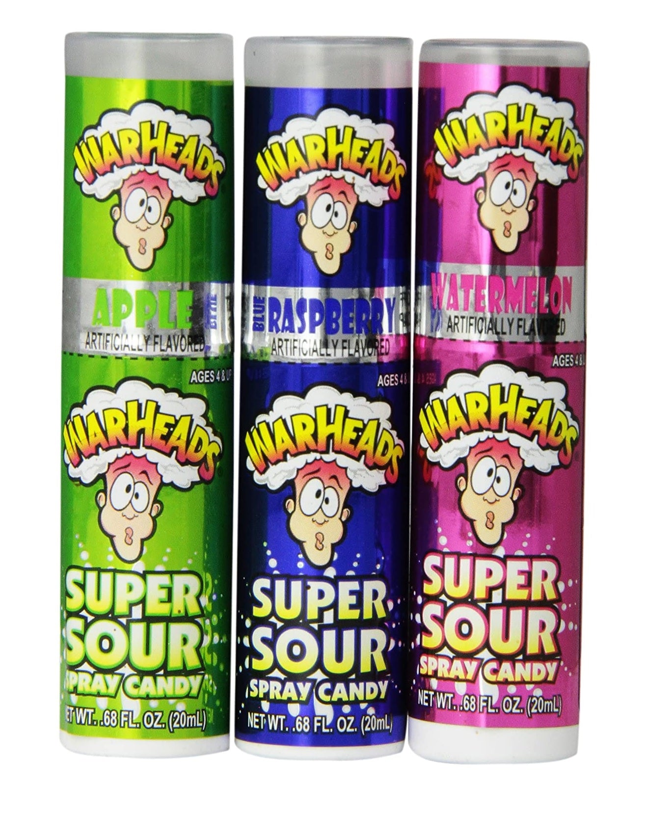 Warheads Super Sour Spray Candy 20ml Choose Your Flavour Simway Sweets 